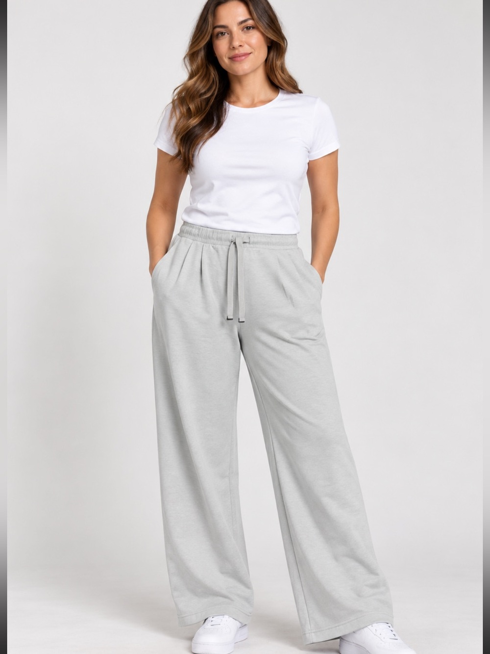 Haven Well Within Wide Leg Lounge Pants in Gray XL NWT